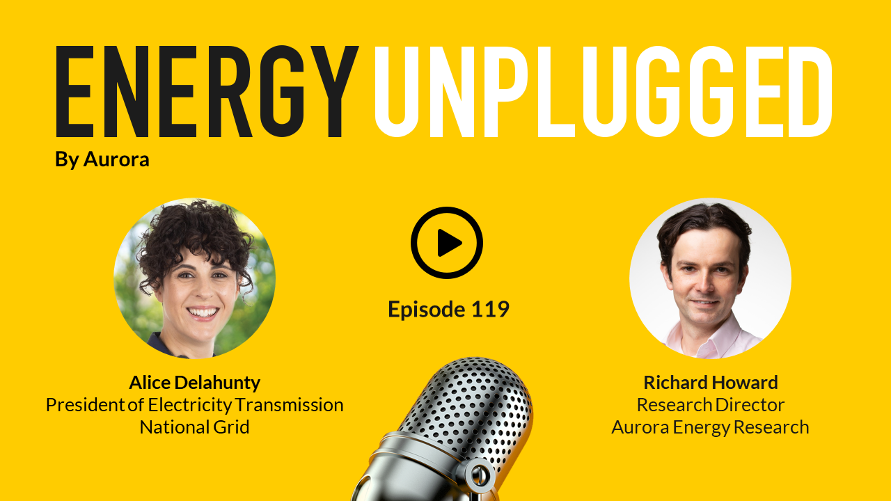 Poster for National Grid Electricity Transmission's Energy Unplugged podcast, episode 119