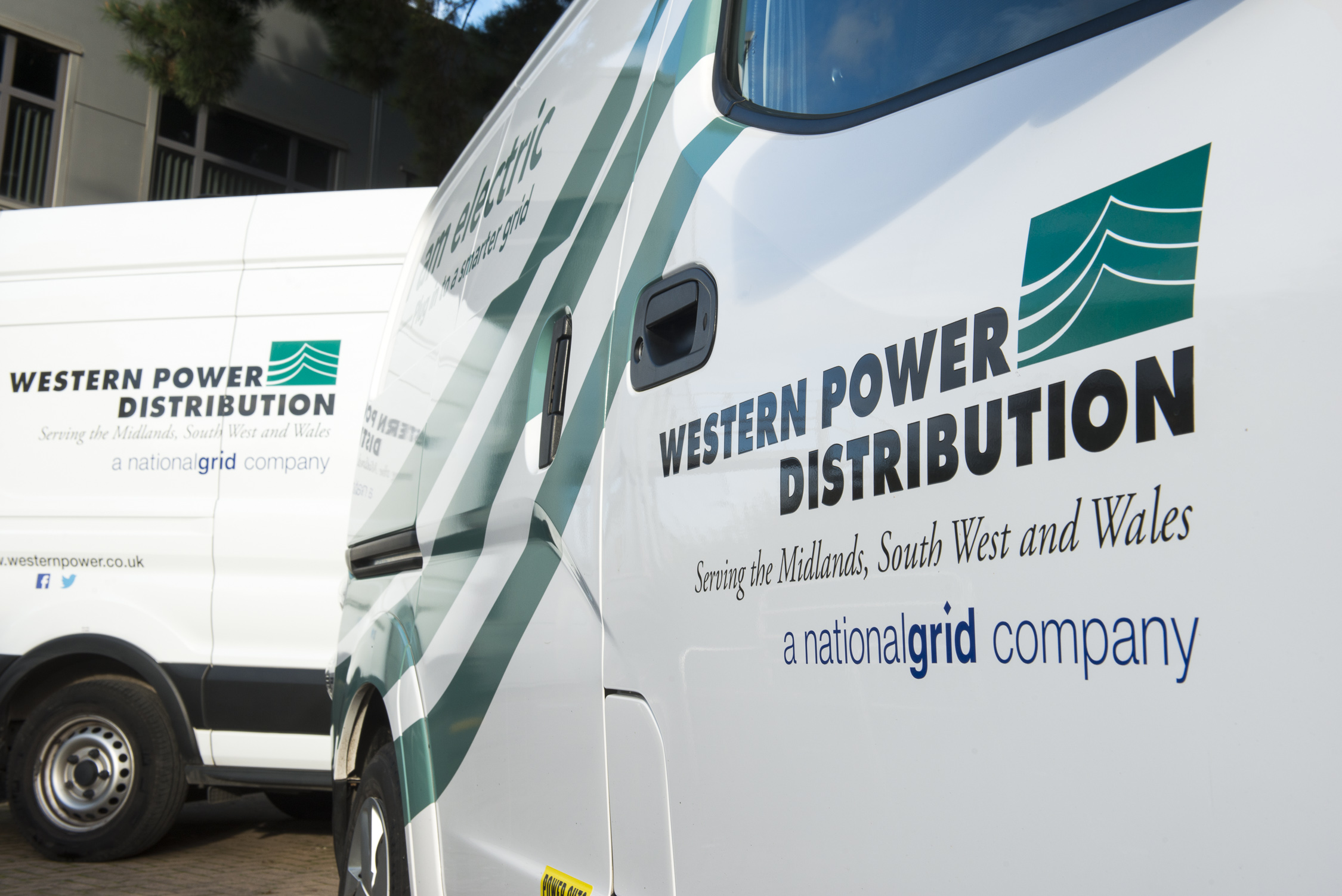 Western Power Distribution van