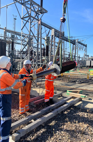 Engineers complete vital maintenance work at East Claydon substation