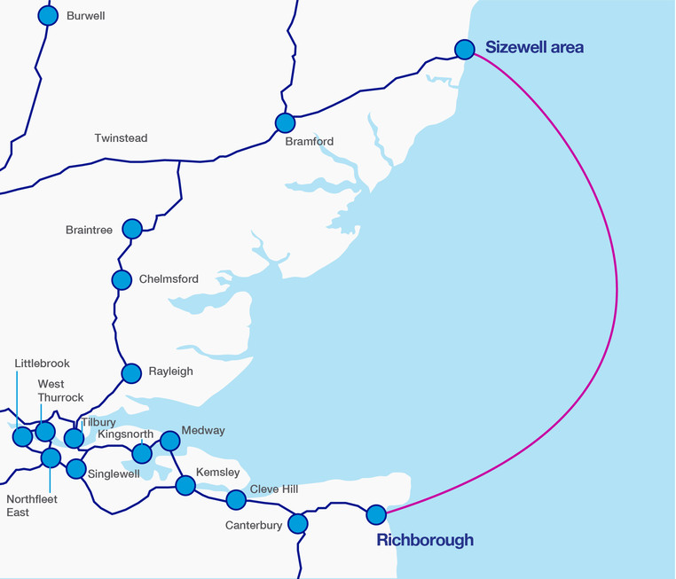Sea Link Project Map