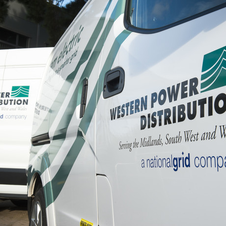 Western Power Distribution van