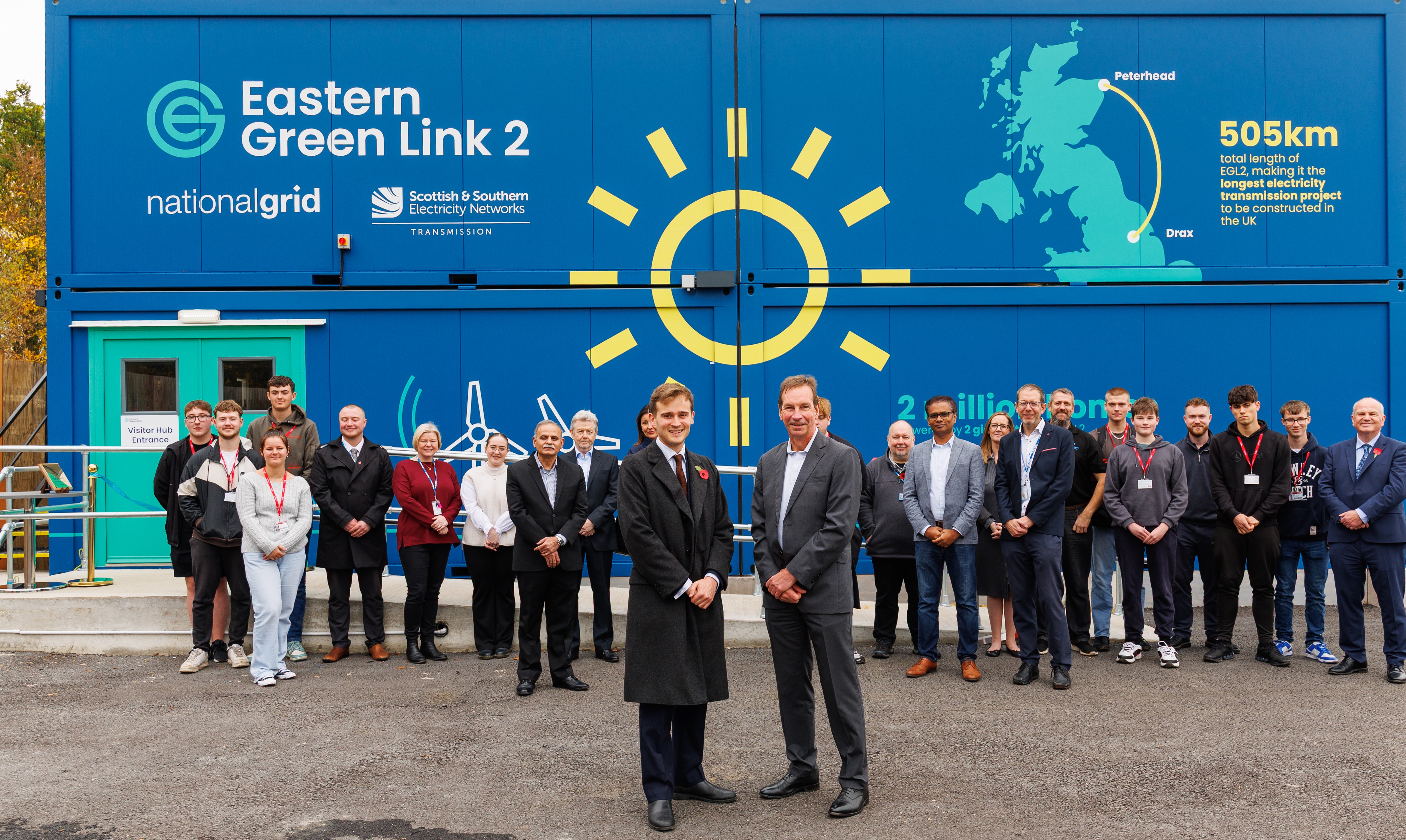 EGL2 visitor hub opening