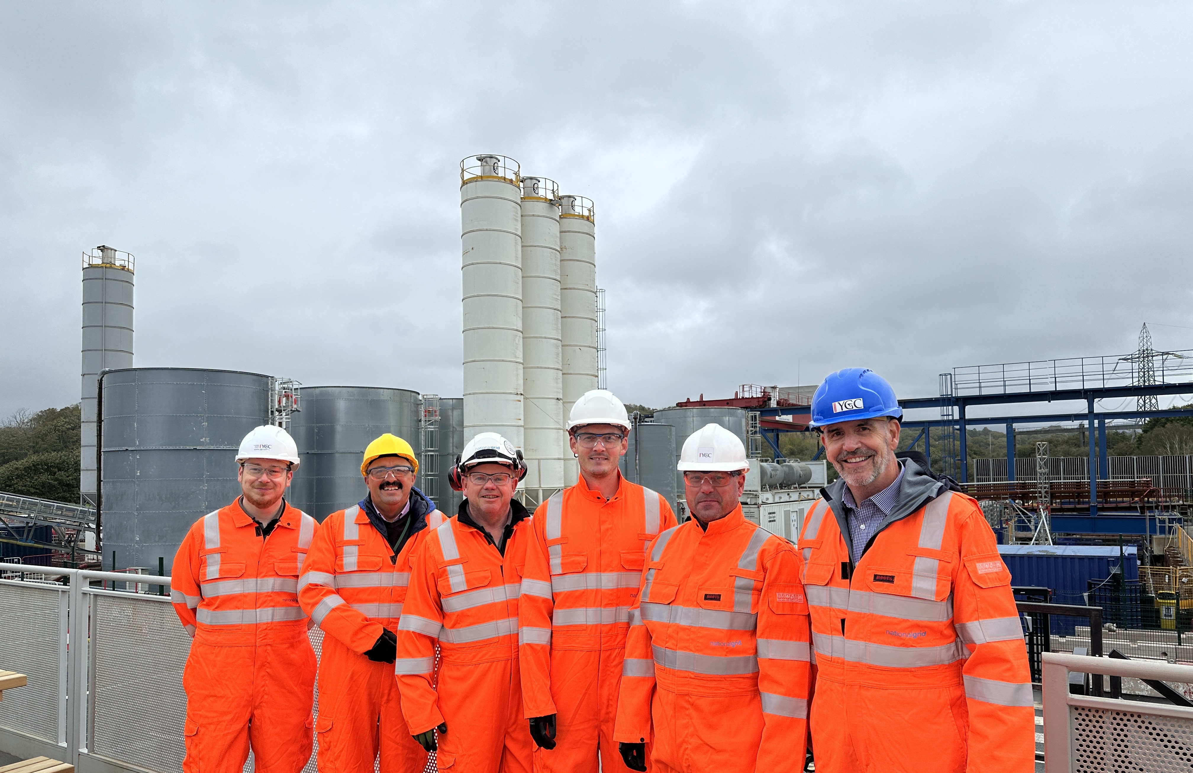 Cyngor Gwynedd staff at Eryri VIP site 