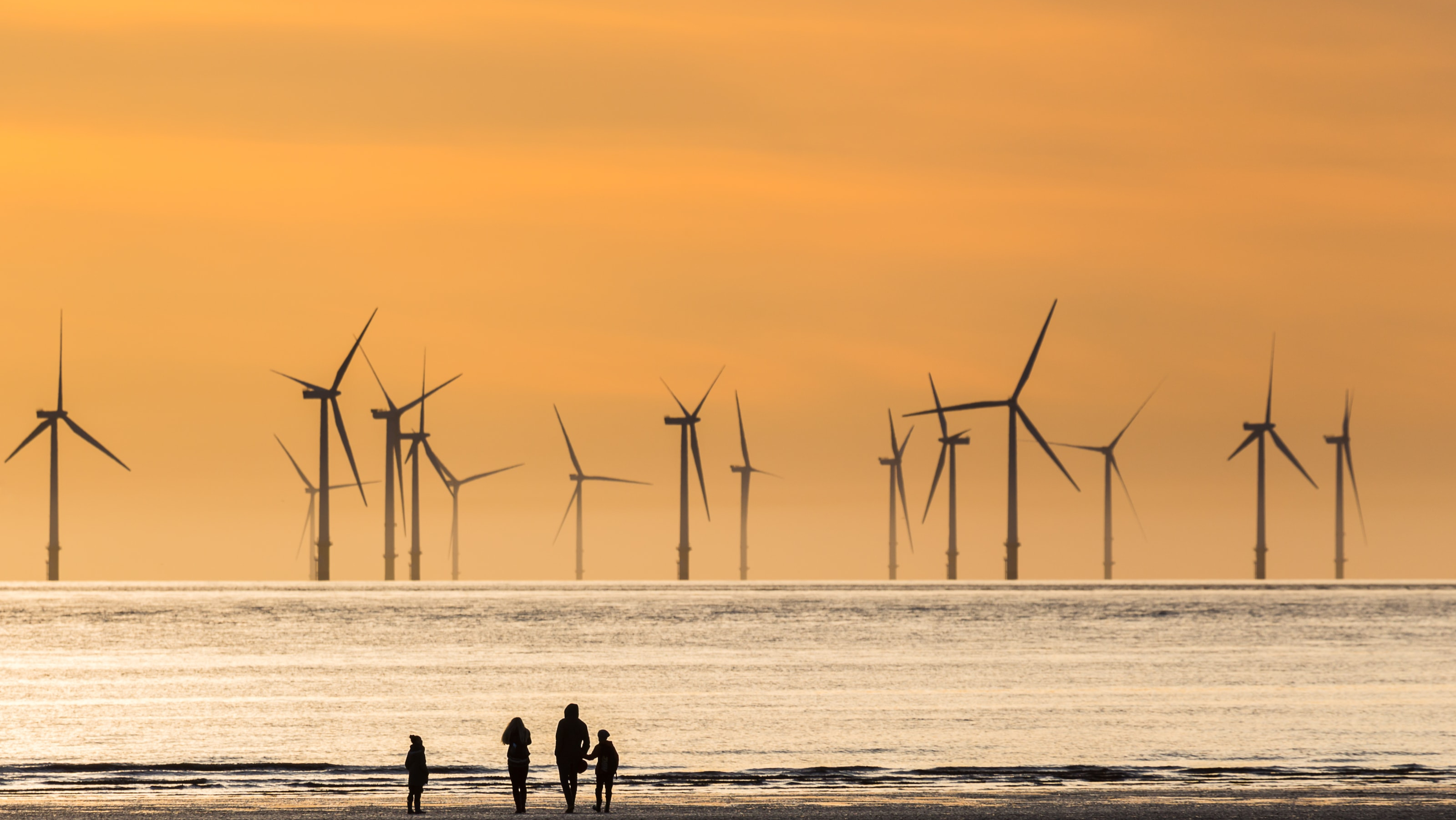 Offshore wind farm off the UK
