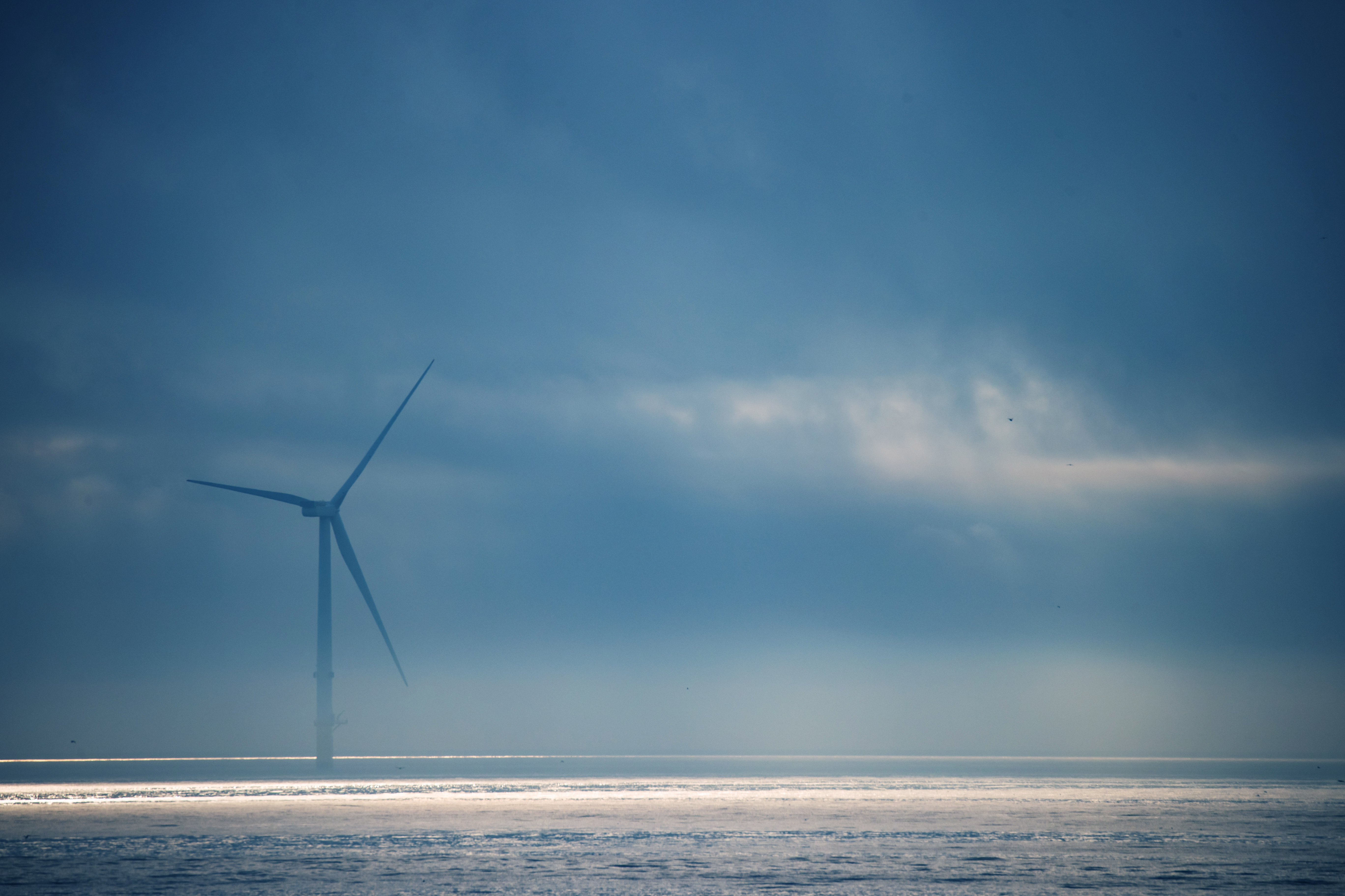 Offshore wind off the UK coast