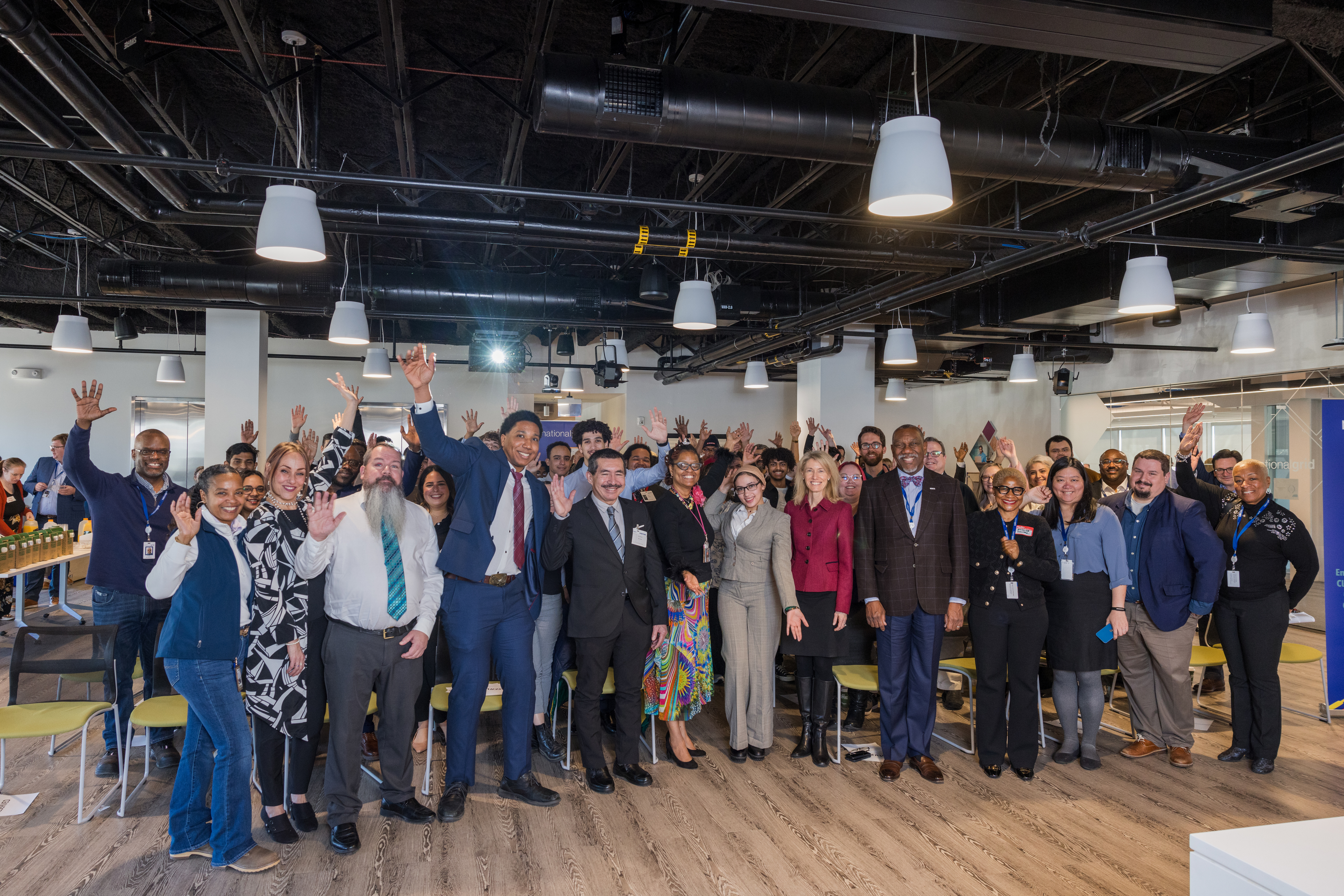 national Grid workforce initiative group photo
