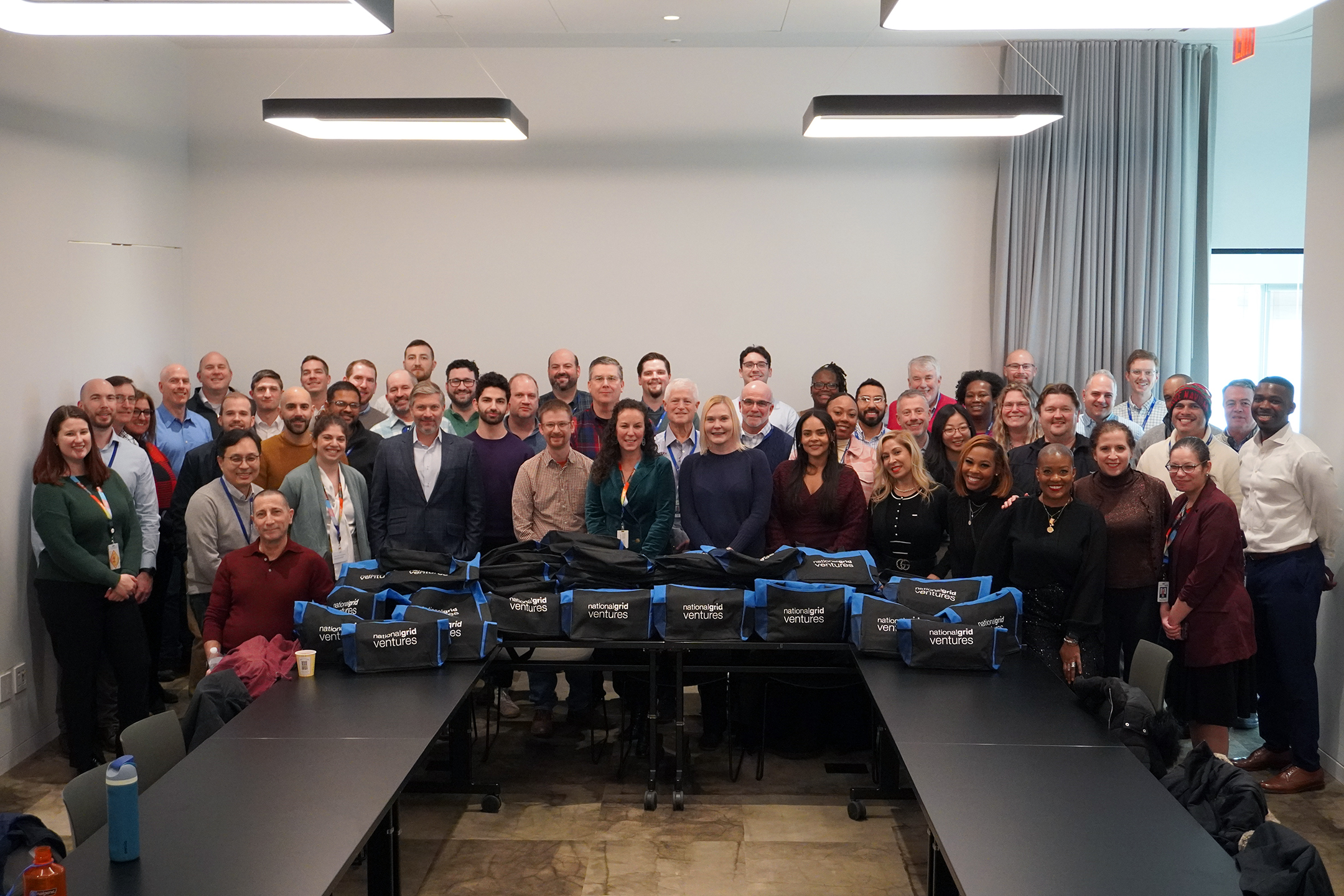 A Team of People Standing