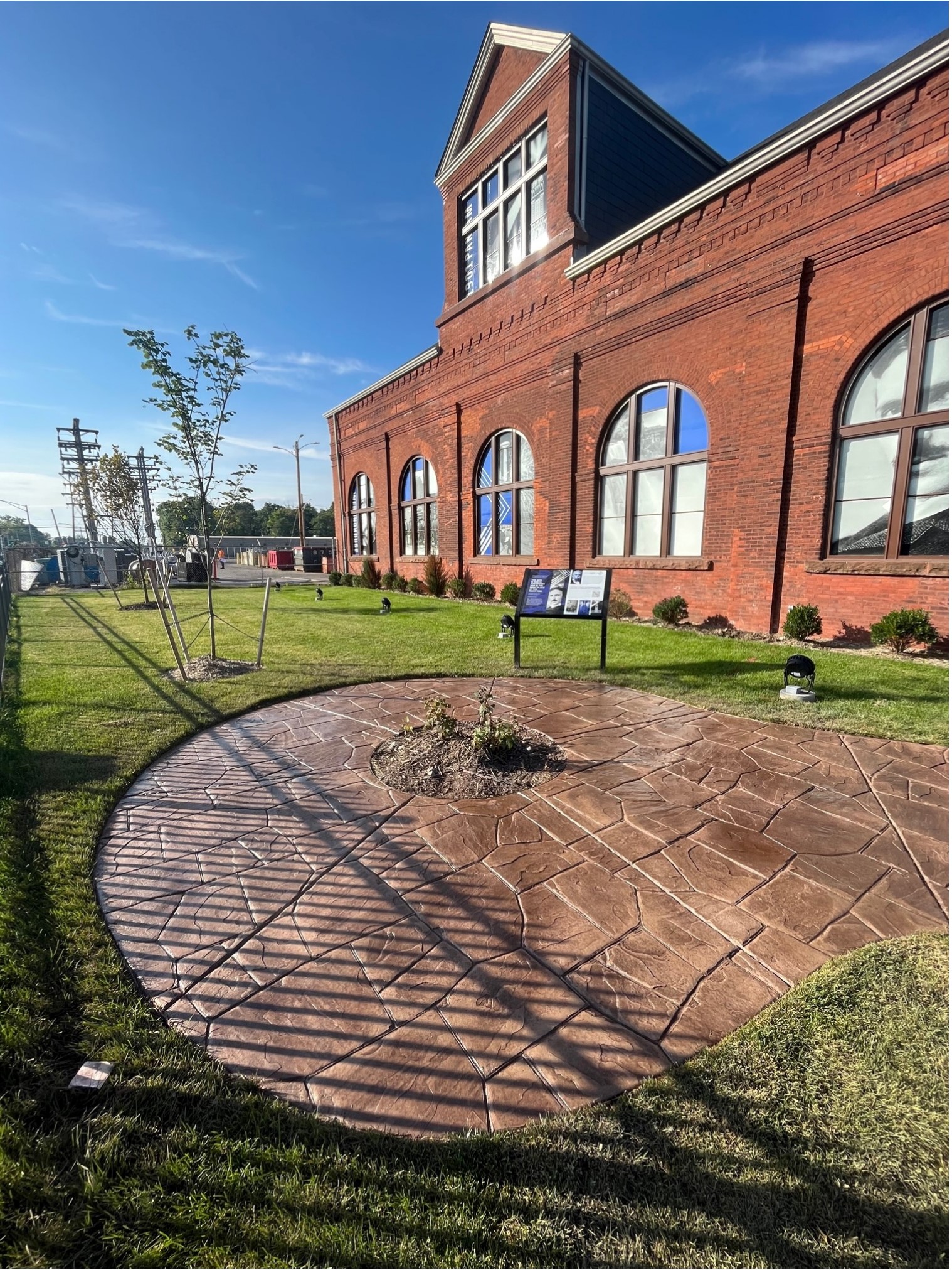 Outdoor Renovations at Historic Transformer Building