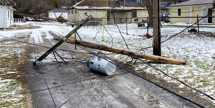 Storm Damage power restoration