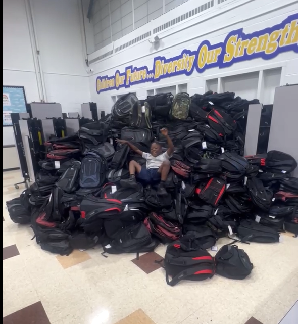 A bunch of Bags kept at a place
