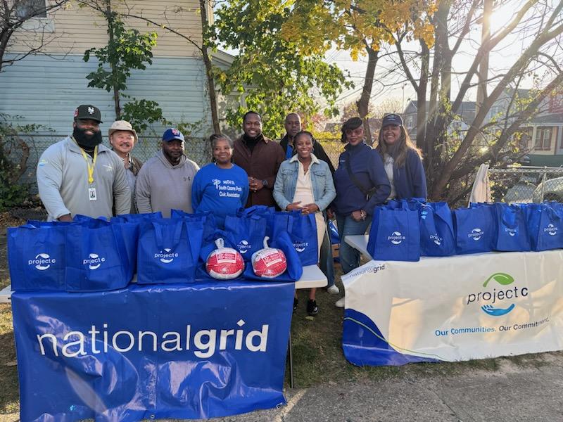 A Team of People Standing