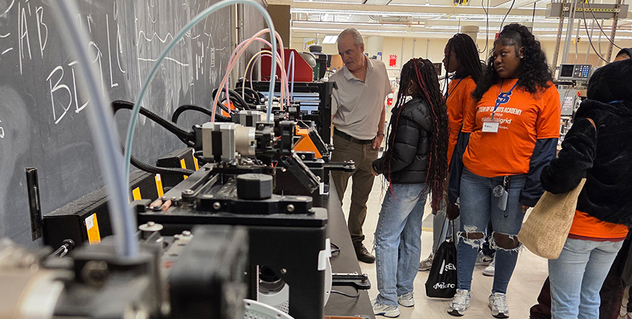 A Team of People Standing