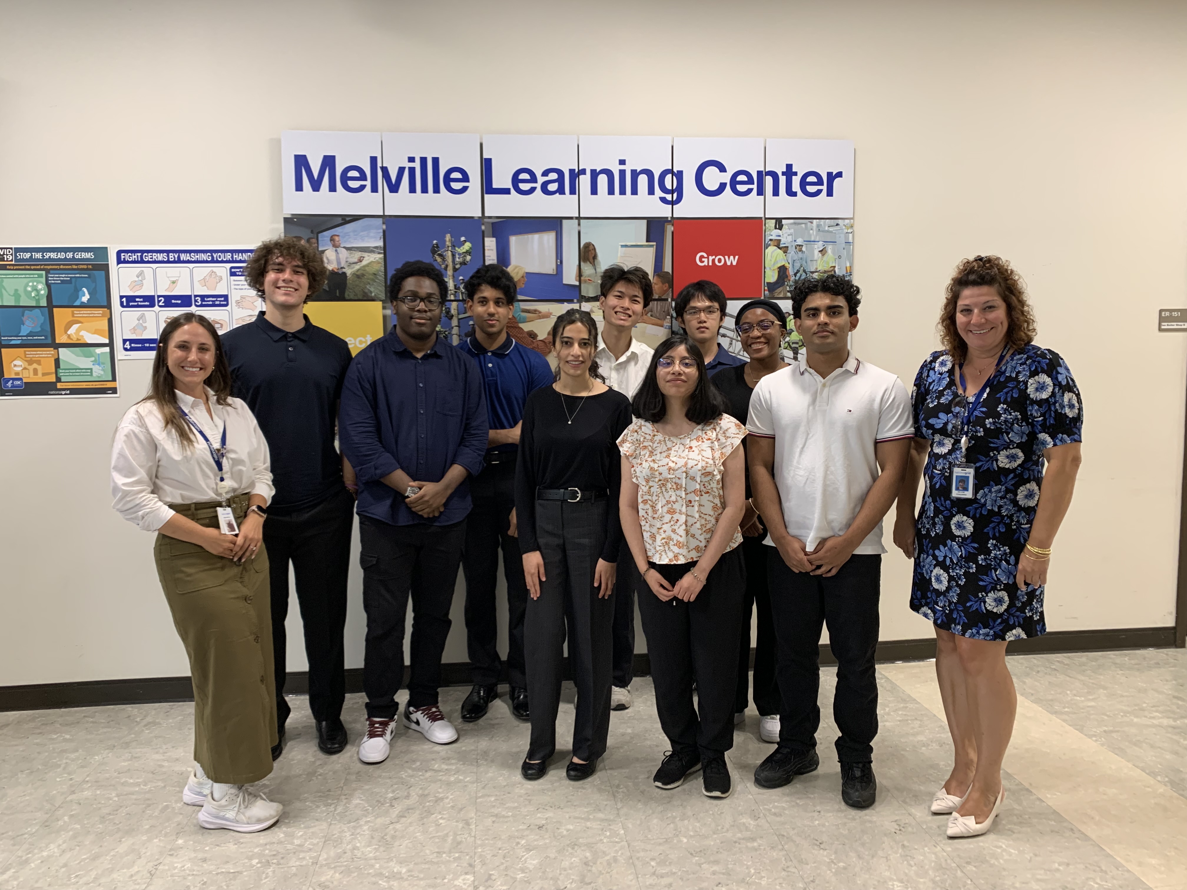 A Team of People Standing