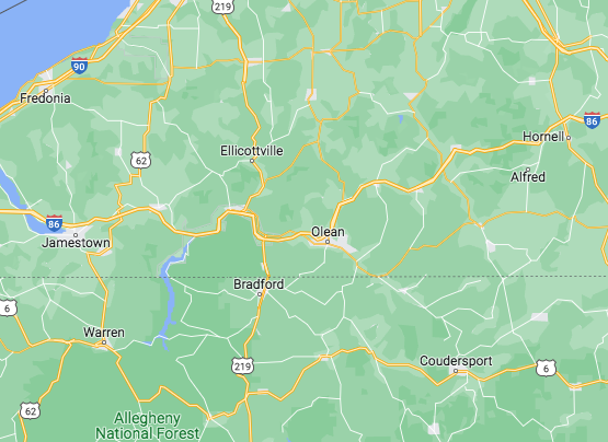 Regional map