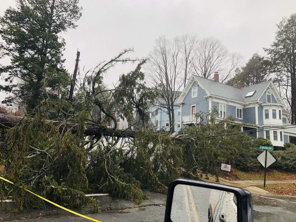 Damage Caused by Powerful Storm