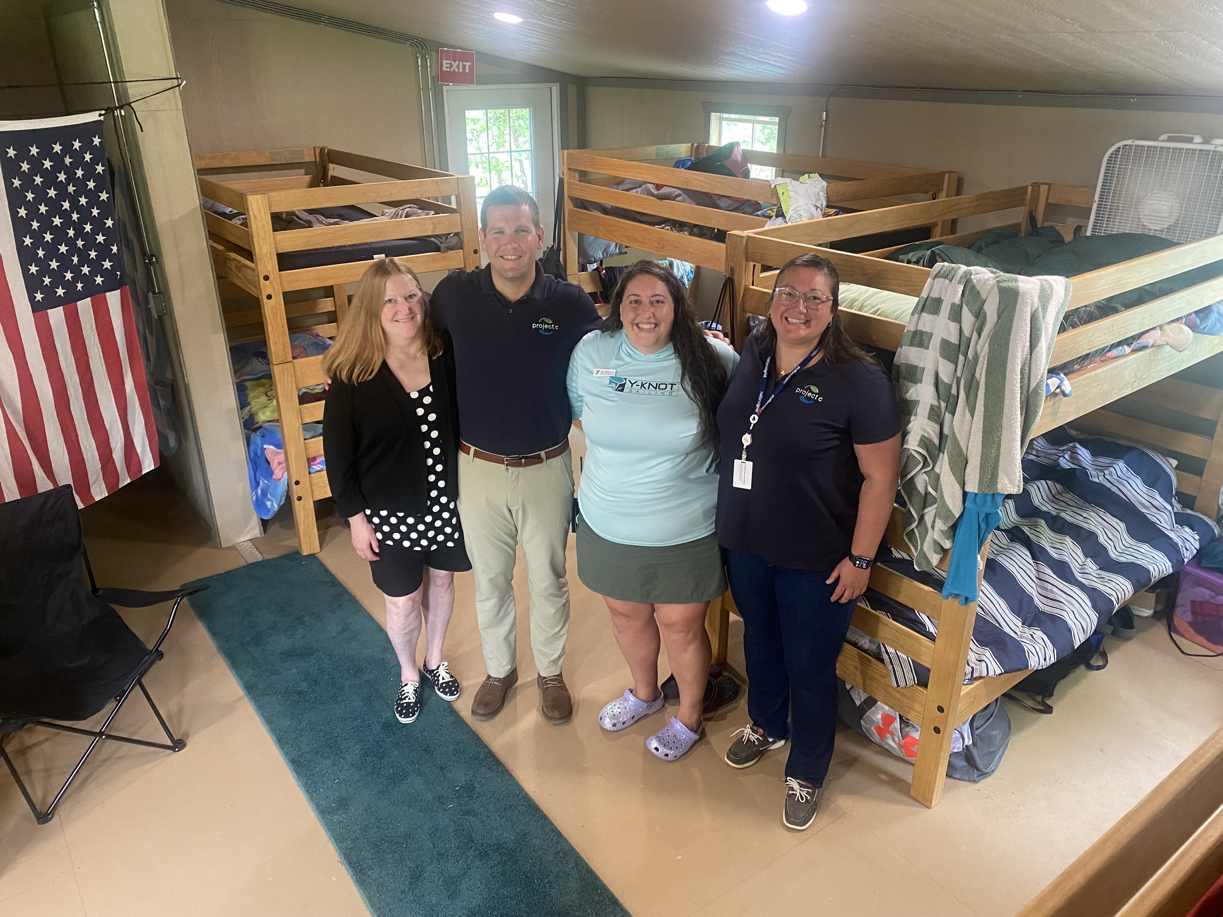 National Grid Team at Camp Chingachgook 