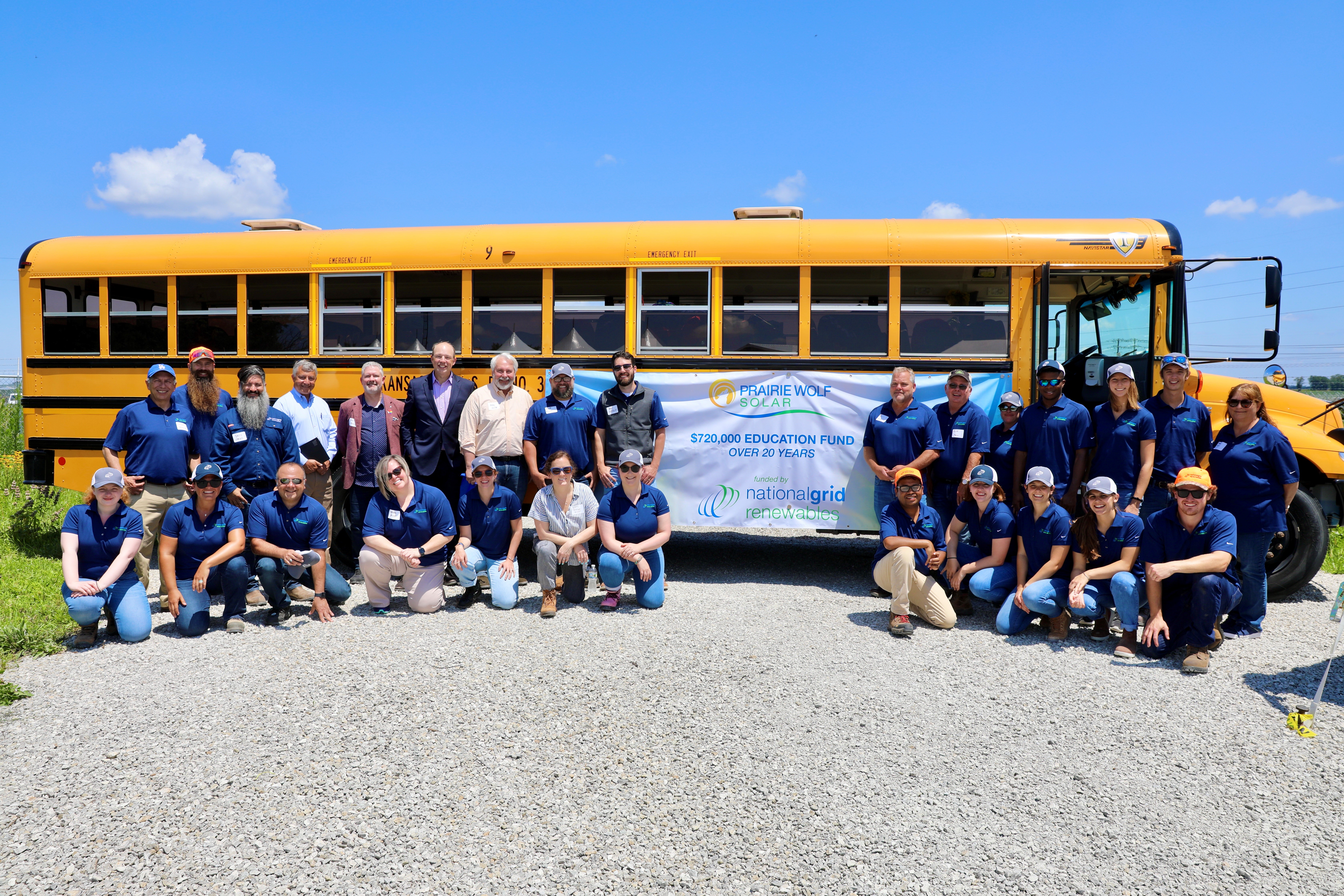 National Grid Renewables Hosts Charitable Stuff-the-Bus Event