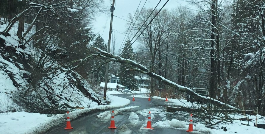 restoring power after snow and wind storm