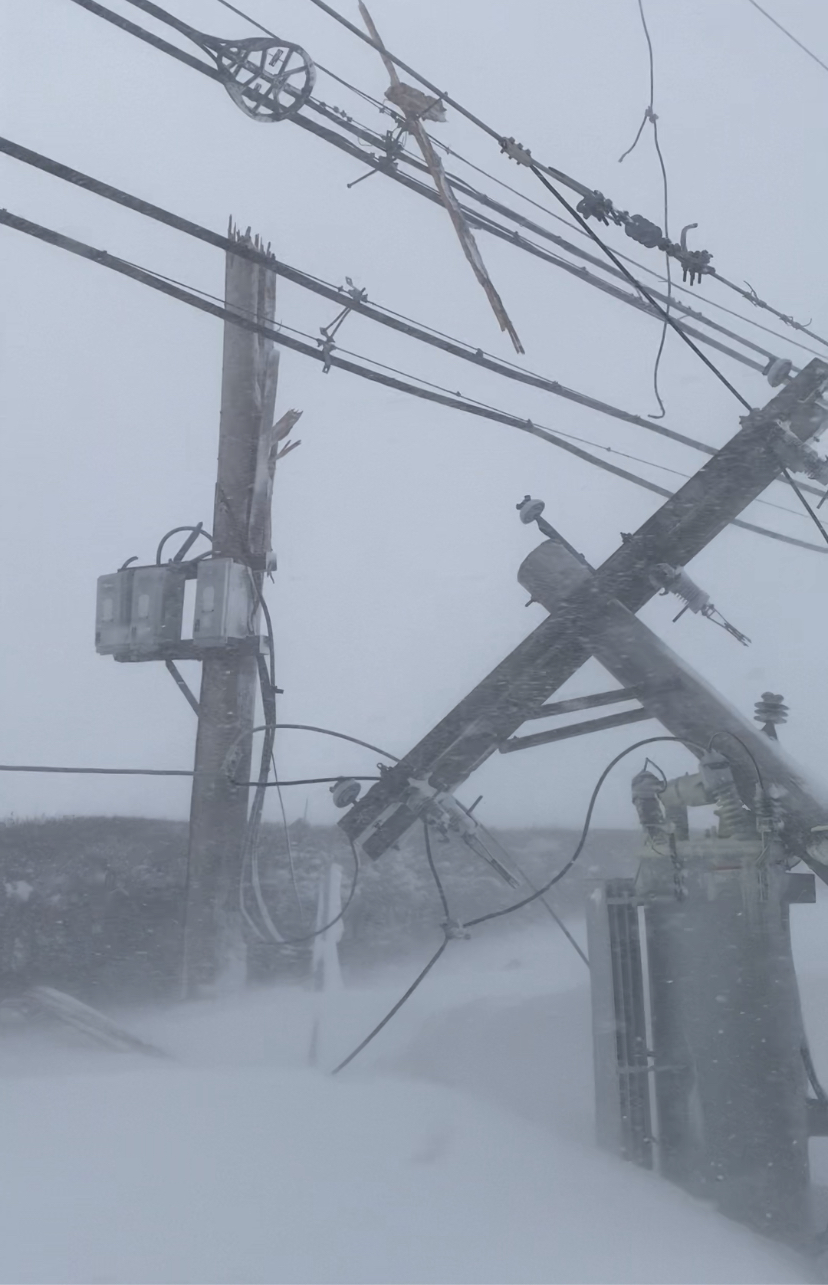 Collapsed current poles