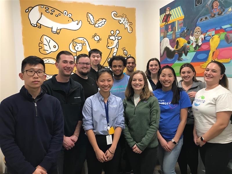 National Grid Volunteers Help  To Build New A Store