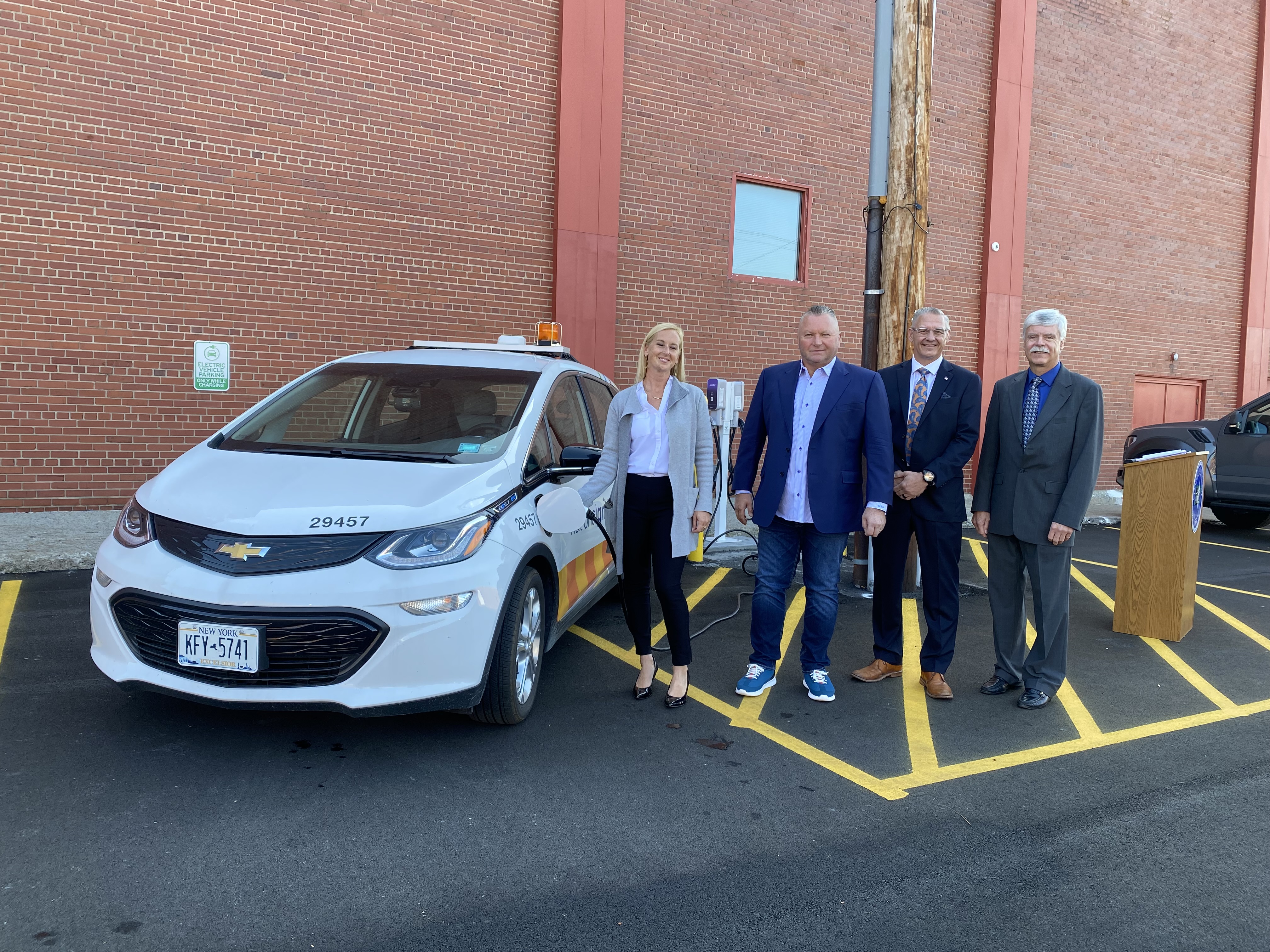 new EV charging station