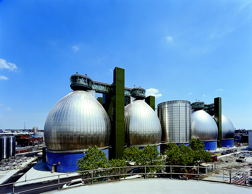 Large  tanks at energy plant