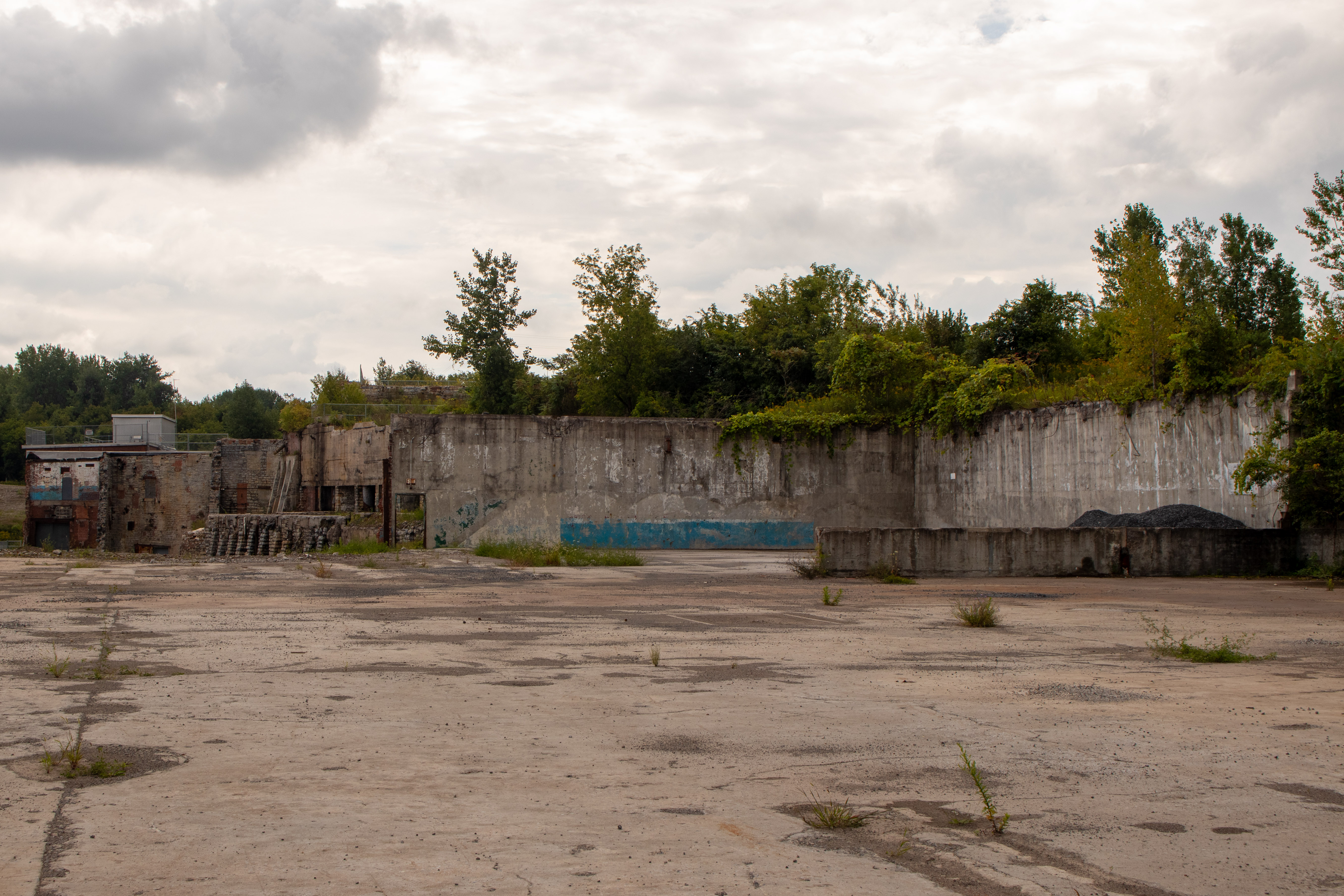 Former site of the St. Regis Paper mill 