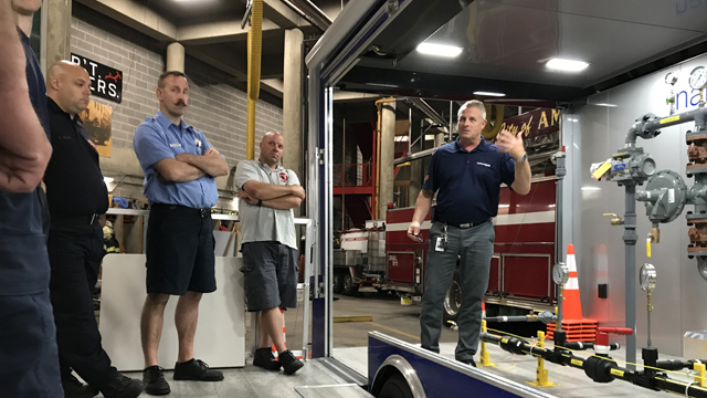 National Grid US volunteer fire fighter Kevin Krough