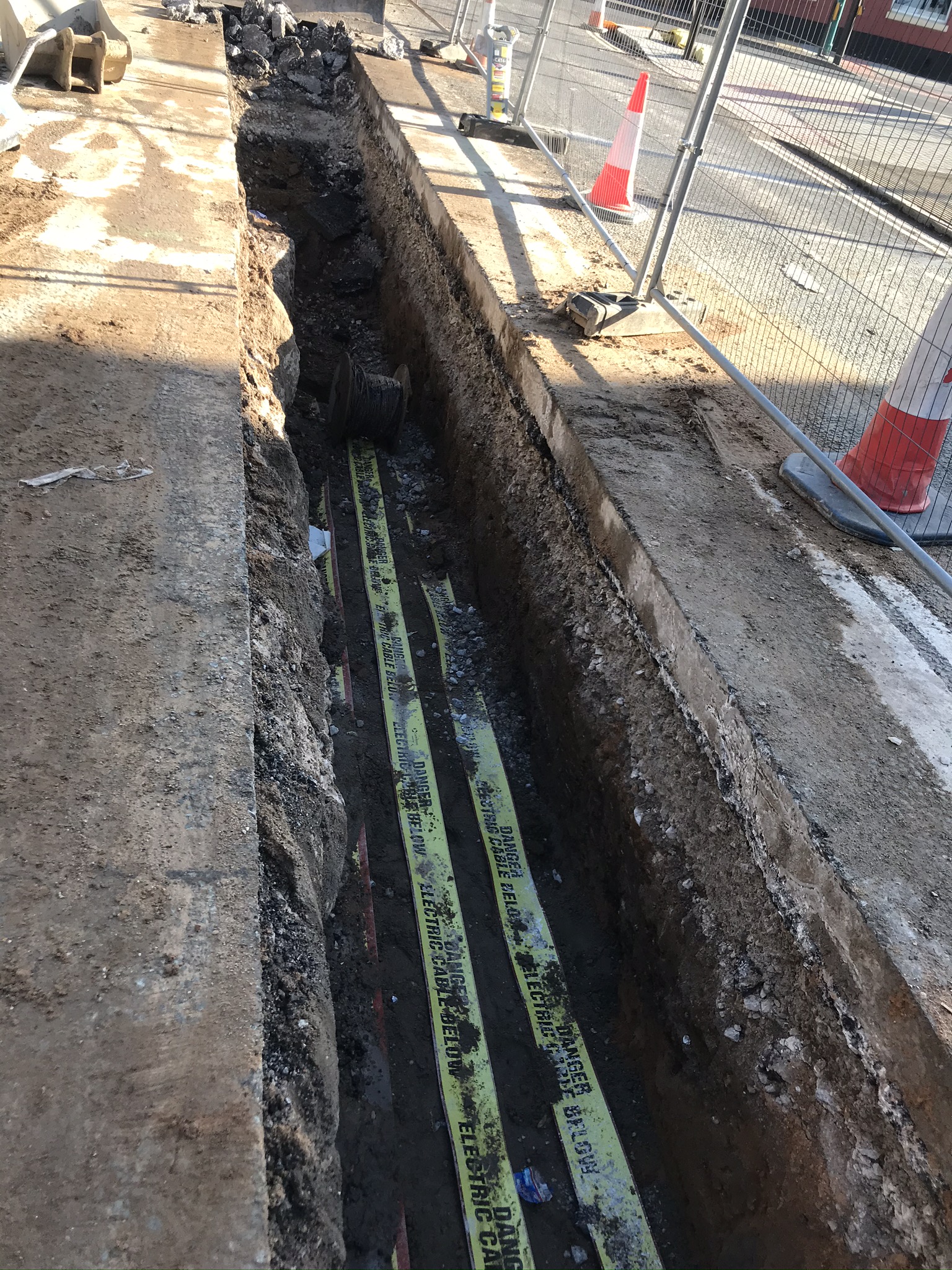 National Grid Stockport cable replacement