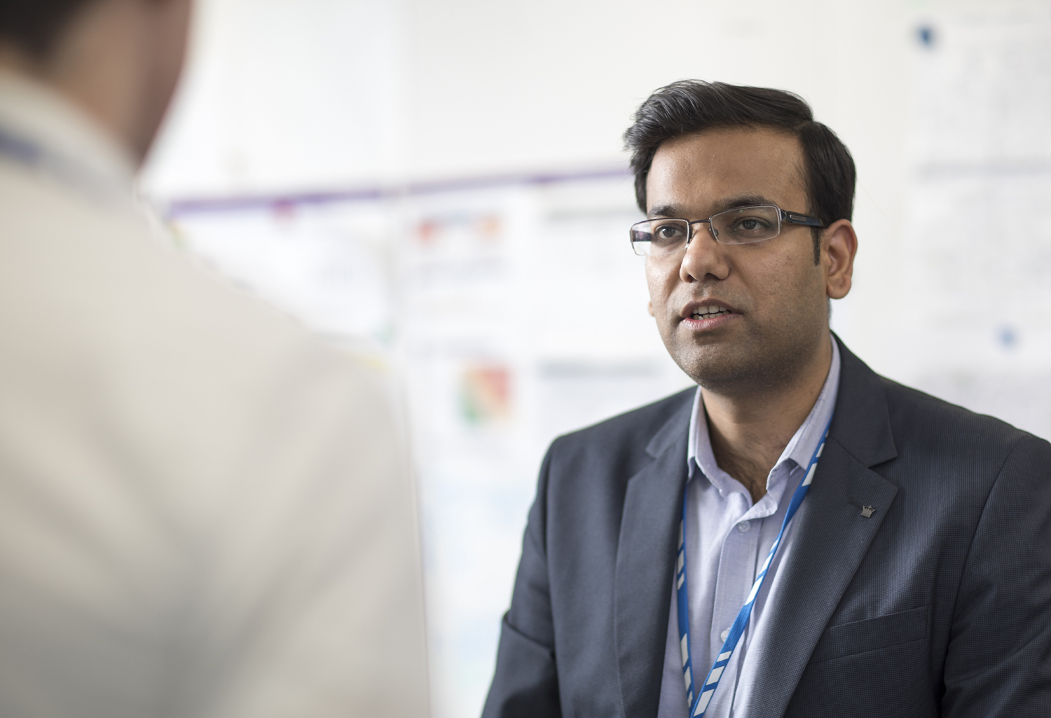Photo of Robin Gupta - used for the National Grid story 'Robin Gupta: working together to decarbonise South Wales'