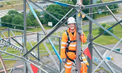 Matt on tower