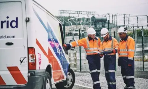 National Grid engineers studying substation plans