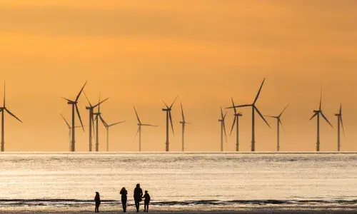 Offshore wind farm off the UK
