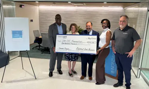 National Grid Foundation check presentation at OCC