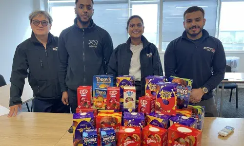 National Grid colleagues partnered with Murphy Group and M Group to provide a festive Easter donation initiative in Hackney. 