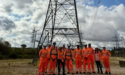 BTNO charity pylon climb