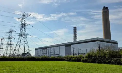 Image showing the existing Abershaw substation and power station