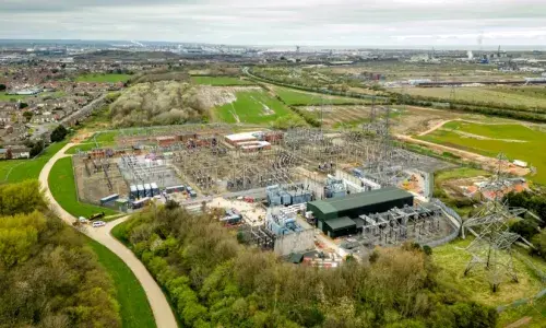 Aerial photo of Lackenby substation
