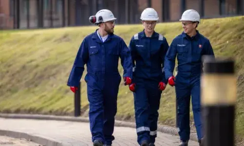 National Grid apprentices at Eakring