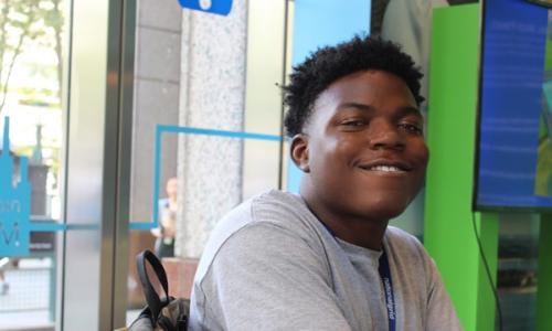 National Grid intern Abdul Adeniji