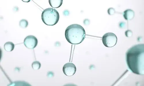 Hydrogen molecule atom abstract structure for National Grid FutureGrid story