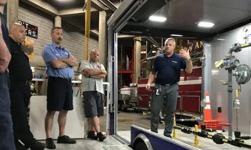 National Grid US volunteer fire fighter Kevin Krough