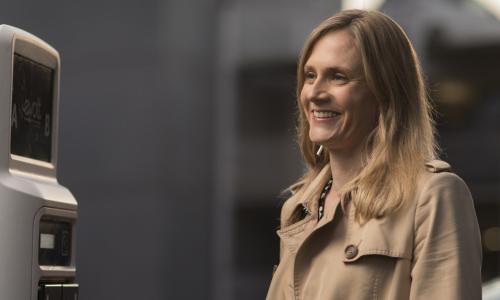 Photo of Laura Rainey - used for the National Grid story 'Laura Rainey: powering your future journeys'