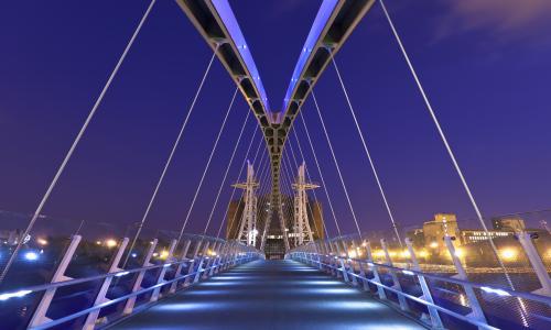 Lowry-bridge Salford