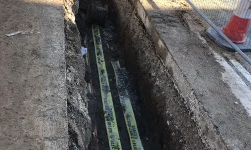 National Grid Stockport cable replacement