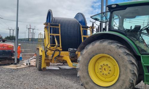 Picture of cable drums