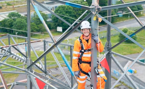 Matt on tower