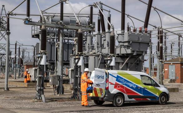 engineers in a substation