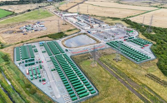 Aerial view of Thurrock Storage facility