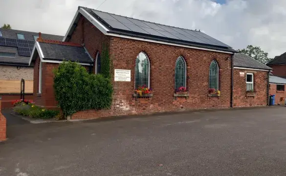 Solar panels on community building
